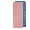 Esterilla de yoga antideslizante colorida 183 x 61 cm Esterilla de pilates ecológica con correa y bolsa para mujer 3