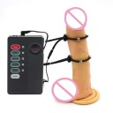 Estimulador eléctrico SM-69 con tapón anal, dilatador uretral y anillos para el pene para experiencias electrosexuales, embalaje discreto 2