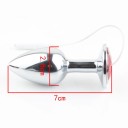 Estimulador eléctrico SM-69 con tapón anal, dilatador uretral y anillos para el pene para experiencias electrosexuales, embalaje discreto 7