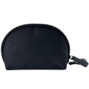 Estojo de cosméticos de nylon Formato semicircular com fecho e alça Estojo para maquilhagem e pequenos cosméticos Dimensões 12 x 18 cm 1