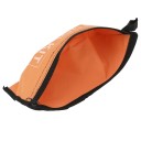 Estojo de ferramentas têxtil 19 x 11 cm Pequena bolsa para ferramentas com fecho prático Estojo resistente para arrumação de ferramentas Laranja Preto 8