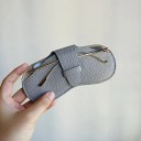 Estojo de óculos em pele 17,5 x 8 cm Estojo de proteção colorido com fecho para óculos de sol e de grau para viagem 12