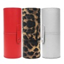 Estojo de pele para pincéis de maquilhagem 2