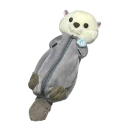 Estojo de peluche com lontra marinha 20x10 cm Boneca de peluche adorável Estojo escolar de estilo Kawaii Estojo de alta qualidade para material de escrita 1