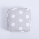 Estojo de viagem para produtos de higiene Estojo para pensos e pequenos cosméticos Fecho com zip Algodão Dimensões 13 x 13 x 3 cm 3
