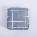 Estojo de viagem para produtos de higiene Estojo para pensos e pequenos cosméticos Fecho com zip Algodão Dimensões 13 x 13 x 3 cm 4