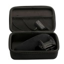 Estojo para microfone Estojo rígido com fecho de correr e bolso em rede na tampa Proteção do microfone e acessórios durante o transporte 21 x 13 x 7,5 2