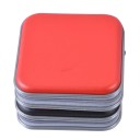 Estojo portátil para 40 CDs e DVDs Caixa de armazenamento com fecho de zip Organizador quadrado para discos Suporte para discos Armazenamento 4