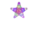 Estrela de Natal LED iluminada 23 cm 3