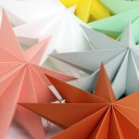 Estrela de papel decorativa 6