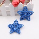 Estrelas de ratan decorativas 5 pcs 4