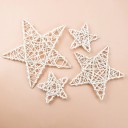 Estrella decorativa de ratán 1