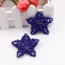 Estrellas decorativas de ratán 5 uds. 8