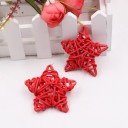 Estrellas decorativas de ratán 5 uds. 3