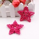 Estrellas decorativas de ratán 5 uds. 11