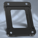 Estrutura de alumínio anti-deformação 7 x 5 cm para socket LGA1700 Reforço da placa-mãe Proteção do dissipador de CPU Montagem estável 6