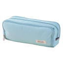 Estuche escolar con tres bolsillos con cremallera 21 x 9 x 5 cm 3
