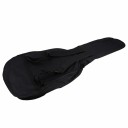 Estuche impermeable para guitarra acústica con doble acolchado Funda protectora con correas para los hombros Estuche rígido negro Para un transporte seguro 4