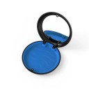Estuche para alineadores y prótesis dentales con espejo 9 x 9 x 2 cm plástico negro con interior de color para almacenar alineadores 1
