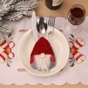 Estuche para cubiertos navideño 14