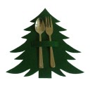 Estuche para cubiertos navideño 4 uds. 3