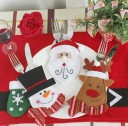 Estuche para cubiertos navideño 6 uds. 1