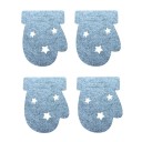 Estuche para cubiertos navideños - guantes 4 uds. 2