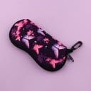 Estuche para gafas 17,9 x 8,5 cm con mariposas Cremallera y mosquetón Estuche protector para gafas con decoración de mariposas 4