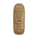 Estuche para linterna giratorio 15x5,5 cm Colores neutros Porta linterna con clip giratorio 360° Funda de cinturón para linternas portátiles 7