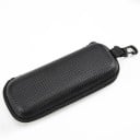 Estuche rígido negro para gafas 16,7 x 6 x 4,2 cm Estuche de viaje con correa Estuche protector de EVA con cremallera para gafas de sol o gafas 1