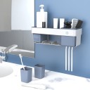Étagère de salle de bain multifonction sans perçage 1