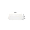 Étagère murale pliable Organisateur de salle de bain Support pratique pour petits objets Étagère en plastique pour salle de bain Dimensions 18x11 cm 5