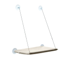 Étagère suspendue hamac avec ventouses pour animaux de compagnie Dimensions 35 x 55 cm et fil de 67 cm 8