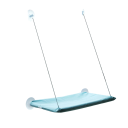 Étagère suspendue hamac avec ventouses pour animaux de compagnie Dimensions 35 x 55 cm et fil de 67 cm 6