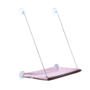 Étagère suspendue hamac avec ventouses pour animaux de compagnie Dimensions 35 x 55 cm et fil de 67 cm 7