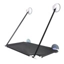 Étagère suspendue lit avec ventouses pour verre et sangles en nylon pour animaux de compagnie Dimensions 50 x 30 cm, longueur des sangles 45 + 25 cm 5