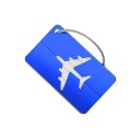 Etichetă de adresă pentru valiză cu decupaj avion 4,5 × 7,5 cm din aliaj de aluminiu etichetă de identificare pentru bagaje jmenovka 3