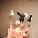 Etichetta per bicchiere gatto 6 pz C62 3