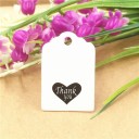 Etichette regalo con scritta 100 pz 9