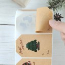 Etiquetas con nombre con temática navideña 7,5 x 5 cm 50 uds. 3