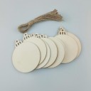 Etiquetas de nombre navideñas de madera, 10 uds. 1