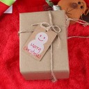 Etiquetas de papel para nombre navideñas, 30 unidades 3