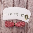 Etiquetas navideñas con nombre 50 uds C617 12