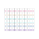 Étiquettes autocollantes 12 x 28 mm 240 feuilles 1