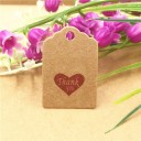 Étiquettes cadeaux avec inscription 100 pcs 3
