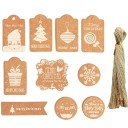Étiquettes de Noël 50 pcs C611 1