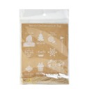 Étiquettes de Noël 50 pcs C611 5