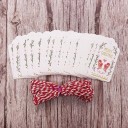 Étiquettes de Noël 50 pcs C617 6
