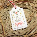 Étiquettes de Noël 50 pcs 2