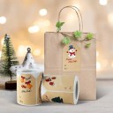 Étiquettes de Noël 7,5 x 5 cm 50 pcs 4